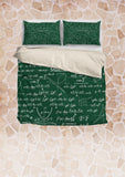 Mathematica Design #2 Duvet Cover Set (Green) - FREE SHIPPING Mathematica Design #2 Duvet Cover Set (Green) - FREE SHIPPING