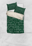 Mathematica Design #2 Duvet Cover Set (Green) - FREE SHIPPING Mathematica Design #2 Duvet Cover Set (Green) - FREE SHIPPING