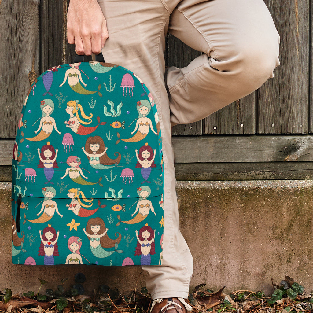 Sea Life Collection Mermaids Backpack Teal FREE SHIPPING