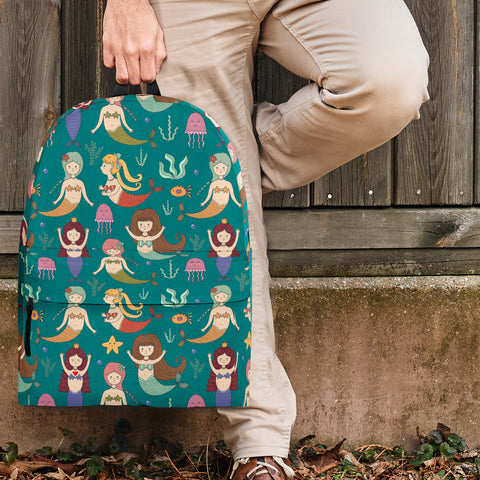 Sea Life Collection - Mermaids Backpack (Teal) - FREE SHIPPING Sea Life Collection - Mermaids Backpack (Teal) - FREE SHIPPING
