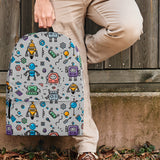 Mutant Robots Backpack (Gray) - FREE SHIPPING Mutant Robots Backpack (Gray) - FREE SHIPPING
