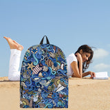 Nautical Design Backpack (Ocean Blue) - FREE SHIPPING Nautical Design Backpack (Ocean Blue) - FREE SHIPPING