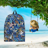 Nautical Design Backpack (Ocean Blue) - FREE SHIPPING Nautical Design Backpack (Ocean Blue) - FREE SHIPPING