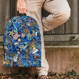Nautical Design Backpack (Ocean Blue) - FREE SHIPPING Nautical Design Backpack (Ocean Blue) - FREE SHIPPING
