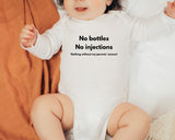 Baby's First Clothing: No Vax Organic Baby Bodysuit Baby's First Clothing: No Vax Organic Baby Bodysuit