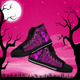 Calavera Fresh Look Design #2 Women's High Tops - Black Soles Calavera Fresh Look Design #2 Women's High Tops - Black Soles