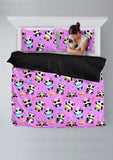 Cute Pandas Design #1 Duvet Cover Set (Pink) - FREE SHIPPING Cute Pandas Design #1 Duvet Cover Set (Pink) - FREE SHIPPING