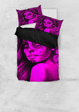 Calavera Fresh Look Design #2 Duvet Cover Set (Pink Easy On The Eyes Rose) - FREE SHIPPING Calavera Fresh Look Design #2 Duvet Cover Set (Pink Easy On The Eyes Rose) - FREE SHIPPING