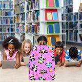 Cute Pandas Design #1 Backpack (Pink) - FREE SHIPPING Cute Pandas Design #1 Backpack (Pink) - FREE SHIPPING