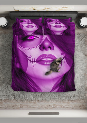 Calavera Fresh Look Design #3 Duvet Cover Set (Purple Amethyst) - FREE SHIPPING Calavera Fresh Look Design #3 Duvet Cover Set (Purple Amethyst) - FREE SHIPPING