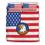 USA Flag Duvet Cover Set (Design #3) - FREE SHIPPING USA Flag Duvet Cover Set (Design #3) - FREE SHIPPING