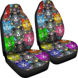 Fancy Pants Cat Car Seat Covers (Rainbow)  - FREE SHIPPING Fancy Pants Cat Car Seat Covers (Rainbow)  - FREE SHIPPING