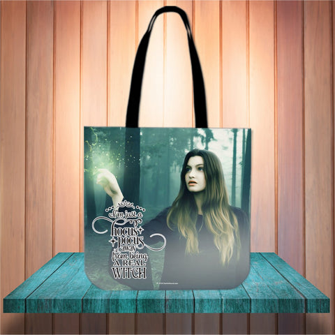 Real Witch Halloween Trick Or Treat Cloth Tote Goody Bag Real Witch Halloween Trick Or Treat Cloth Tote Goody Bag