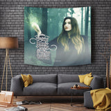 Real Witch - Halloween Wall Tapestry - FREE SHIPPING Real Witch - Halloween Wall Tapestry - FREE SHIPPING