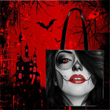 Calavera Fresh Retro Goth Look Design #4 Cloth Tote Bag! Calavera Fresh Retro Goth Look Design #4 Cloth Tote Bag!