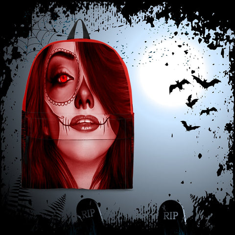 Calavera Fresh Look Design #3 Backpack (Red Garnet) - FREE SHIPPING Calavera Fresh Look Design #3 Backpack (Red Garnet) - FREE SHIPPING