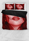 Calavera Fresh Look Design #3 Duvet Cover Set (Red Garnet) - FREE SHIPPING Calavera Fresh Look Design #3 Duvet Cover Set (Red Garnet) - FREE SHIPPING
