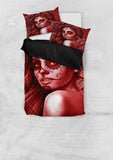 Calavera Fresh Look Design #2 Duvet Cover Set (Red Freedom Rose) - FREE SHIPPING Calavera Fresh Look Design #2 Duvet Cover Set (Red Freedom Rose) - FREE SHIPPING