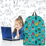 Retro Robots Backpack (Cyan) - FREE SHIPPING Retro Robots Backpack (Cyan) - FREE SHIPPING