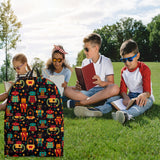 Retro Robots Backpack (Midnight Blue) - FREE SHIPPING Retro Robots Backpack (Midnight Blue) - FREE SHIPPING