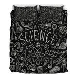 Science Chalkboard Duvet Cover Set (Black) - FREE SHIPPING Science Chalkboard Duvet Cover Set (Black) - FREE SHIPPING
