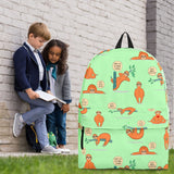Wildlife Collection - Lazy Sloths (Light Green) Backpack - FREE SHIPPING Wildlife Collection - Lazy Sloths (Light Green) Backpack - FREE SHIPPING