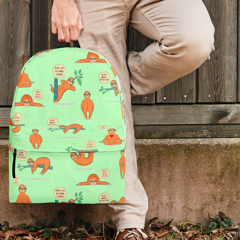 Wildlife Collection - Lazy Sloths (Light Green) Backpack - FREE SHIPPING Wildlife Collection - Lazy Sloths (Light Green) Backpack - FREE SHIPPING