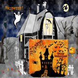 Spooky Halloween Trick Or Treat Cloth Tote Goody Bag Spooky Halloween Trick Or Treat Cloth Tote Goody Bag