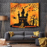 Spooky Halloween - Halloween Wall Tapestry - FREE SHIPPING Spooky Halloween - Halloween Wall Tapestry - FREE SHIPPING