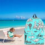 Summer Activities Backpack Design #2 - FREE SHIPPING Summer Activities Backpack Design #2 - FREE SHIPPING