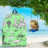Summer Activities Backpack Design #2 - FREE SHIPPING Summer Activities Backpack Design #2 - FREE SHIPPING