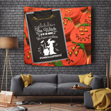 The Witch Is In The House - Halloween Wall Tapestry - FREE SHIPPING The Witch Is In The House - Halloween Wall Tapestry - FREE SHIPPING