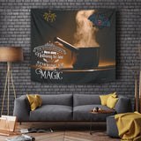 The Witch's Kitchen - Halloween Wall Tapestry - FREE SHIPPING The Witch's Kitchen - Halloween Wall Tapestry - FREE SHIPPING