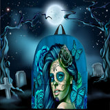 Calavera Fresh Look Design #2 Backpack (Turquoise Tiffany Rose) - FREE SHIPPING Calavera Fresh Look Design #2 Backpack (Turquoise Tiffany Rose) - FREE SHIPPING