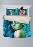 Calavera Fresh Look Design #2 Duvet Cover Set (Turquoise Tiffany Rose) - FREE SHIPPING Calavera Fresh Look Design #2 Duvet Cover Set (Turquoise Tiffany Rose) - FREE SHIPPING