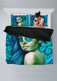 Calavera Fresh Look Design #2 Duvet Cover Set (Turquoise Tiffany Rose) - FREE SHIPPING Calavera Fresh Look Design #2 Duvet Cover Set (Turquoise Tiffany Rose) - FREE SHIPPING