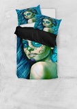 Calavera Fresh Look Design #2 Duvet Cover Set (Turquoise Tiffany Rose) - FREE SHIPPING Calavera Fresh Look Design #2 Duvet Cover Set (Turquoise Tiffany Rose) - FREE SHIPPING
