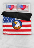 USA Flag Duvet Cover Set (Design #4) - FREE SHIPPING USA Flag Duvet Cover Set (Design #4) - FREE SHIPPING