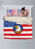 USA Flag Duvet Cover Set (Design #4) - FREE SHIPPING USA Flag Duvet Cover Set (Design #4) - FREE SHIPPING