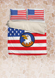USA Flag Duvet Cover Set (Design #3) - FREE SHIPPING USA Flag Duvet Cover Set (Design #3) - FREE SHIPPING