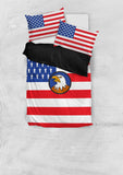 USA Flag Duvet Cover Set (Design #3) - FREE SHIPPING