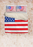 USA Flag Duvet Cover Set (Design #2) - FREE SHIPPING USA Flag Duvet Cover Set (Design #2) - FREE SHIPPING