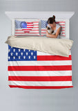 USA Flag Duvet Cover Set (Design #2) - FREE SHIPPING USA Flag Duvet Cover Set (Design #2) - FREE SHIPPING