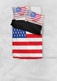 USA Flag Duvet Cover Set (Design #2) - FREE SHIPPING USA Flag Duvet Cover Set (Design #2) - FREE SHIPPING