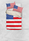 USA Flag Duvet Cover Set (Design #1) - FREE SHIPPING USA Flag Duvet Cover Set (Design #1) - FREE SHIPPING