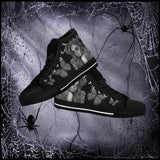 Calavera Fresh Look Design #2 Women's High Tops - Black Soles Calavera Fresh Look Design #2 Women's High Tops - Black Soles