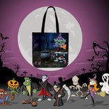 Wickedly Cute Halloween Trick Or Treat Cloth Tote Goody Bag Wickedly Cute Halloween Trick Or Treat Cloth Tote Goody Bag