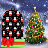 Winter Kittens Backpack Design #1 (Black) - FREE SHIPPING Winter Kittens Backpack Design #1 (Black) - FREE SHIPPING