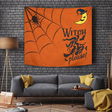 Witch Please - Halloween Wall Tapestry - FREE SHIPPING Witch Please - Halloween Wall Tapestry - FREE SHIPPING