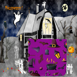 Witch's Stuff Halloween Trick Or Treat Cloth Tote Goody Bag (Purple) Witch's Stuff Halloween Trick Or Treat Cloth Tote Goody Bag (Purple)